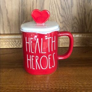 Rae Dunn “Health Heroes” Mug with Topper